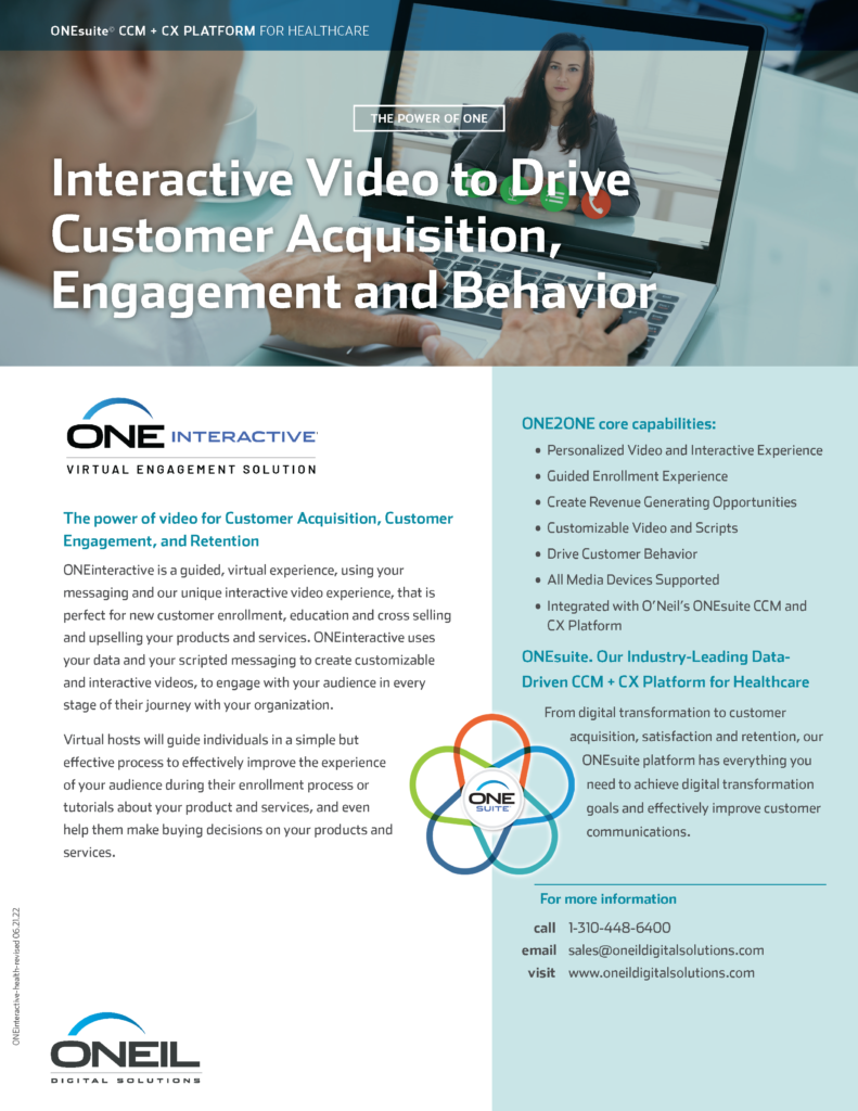 ONEinteractive: Healthcare