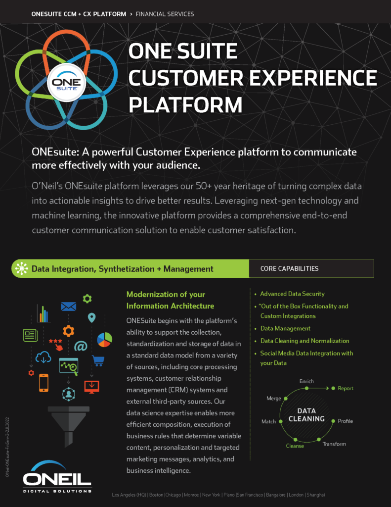 ONEsuite for Financial Services