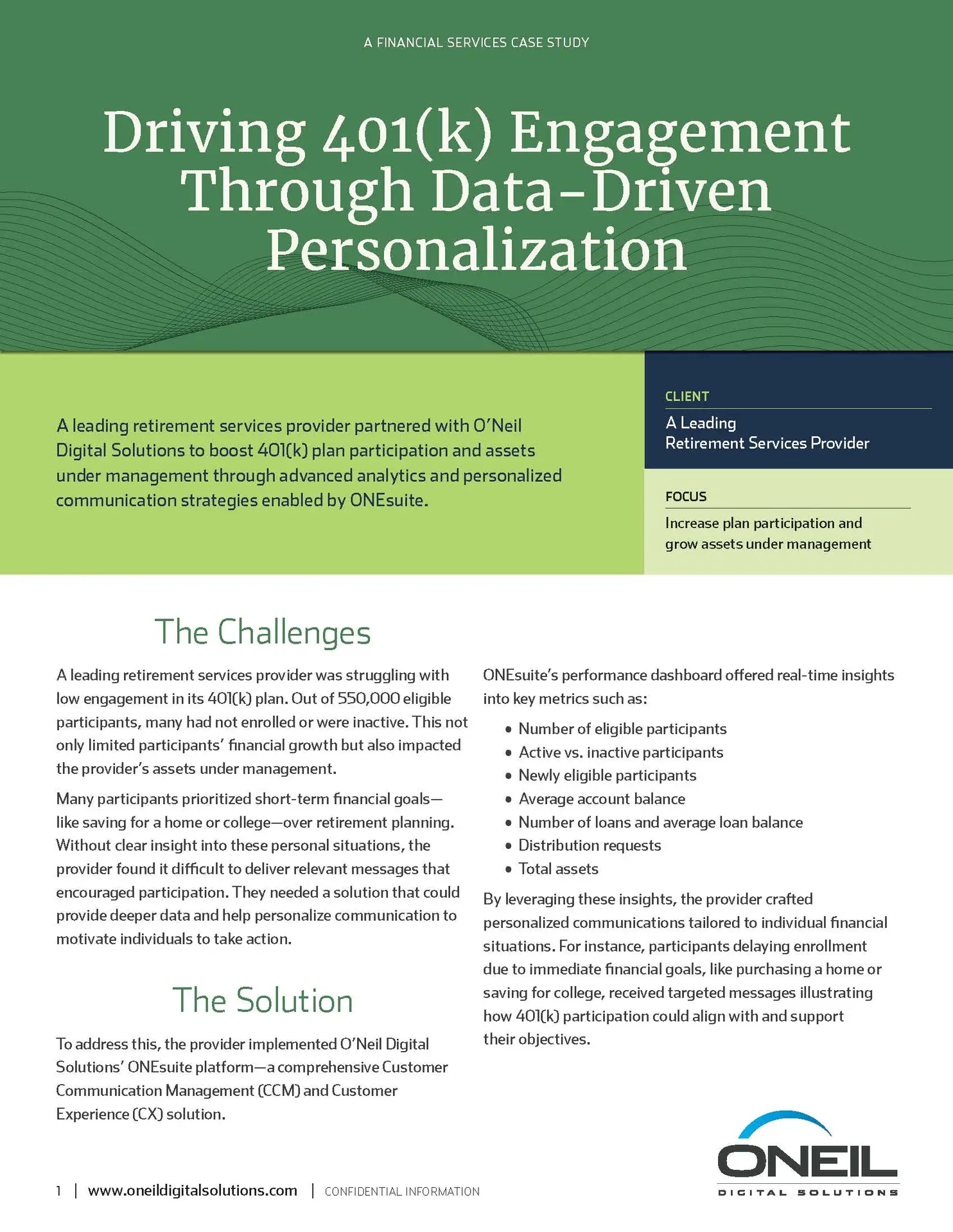 Driving 401(k) Engagement Through Data-Driven Personalization
