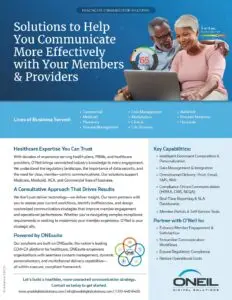 O'Neil Healthcare Communications Overview