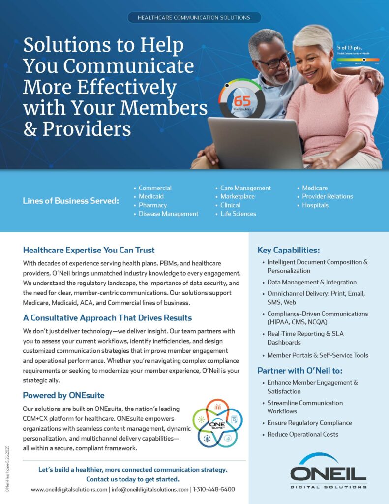 O'Neil Healthcare Communications Overview